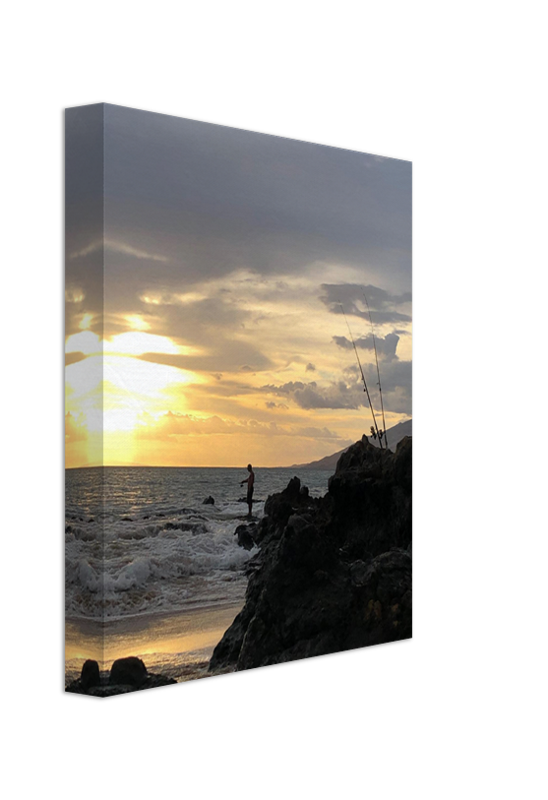 Sunset Fisherman