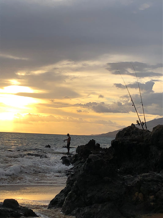 Sunset Fisherman